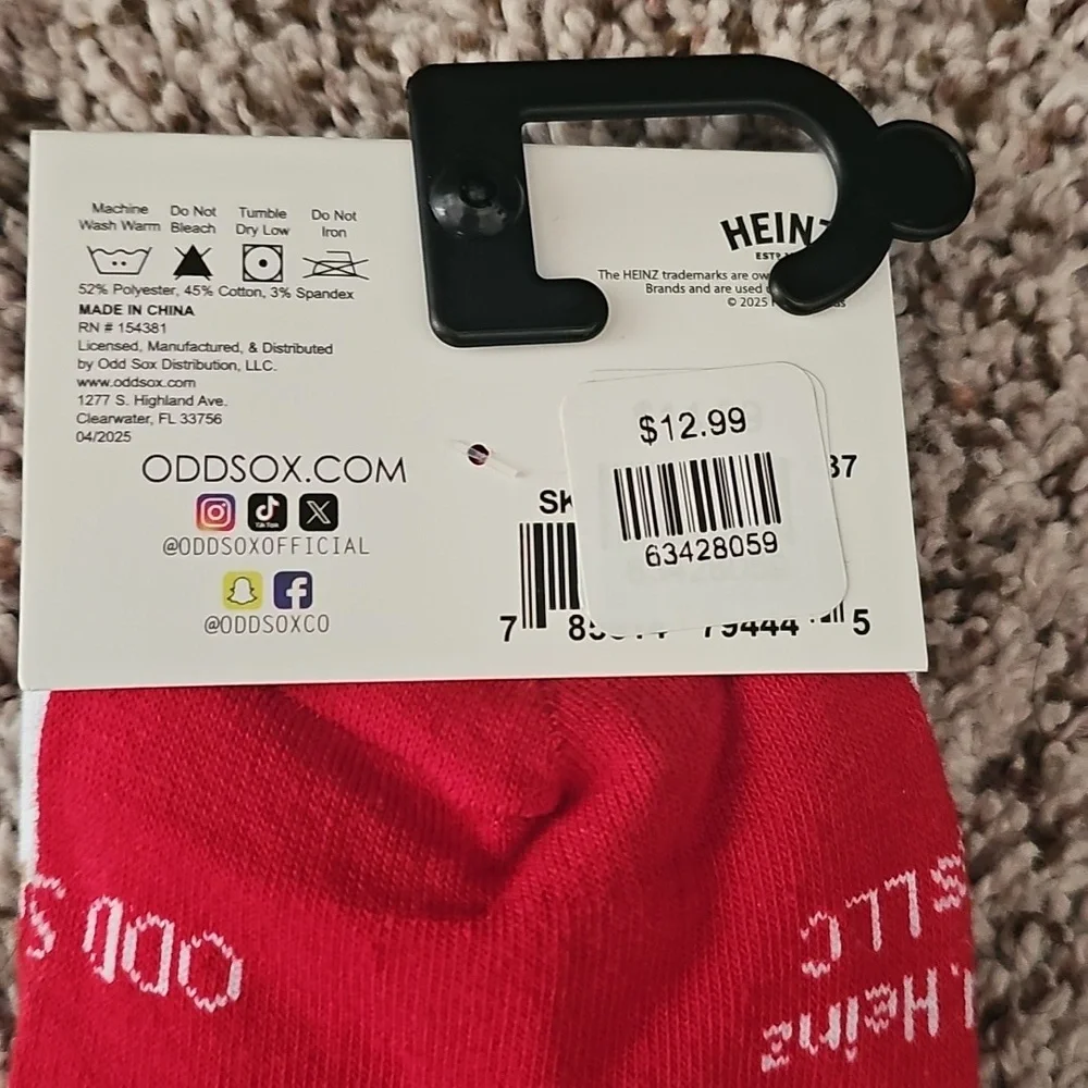 Heinz Cool Socks. NWT